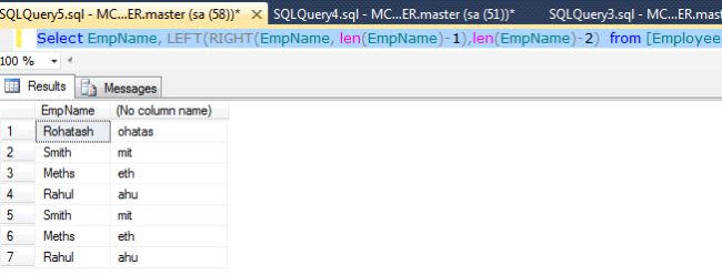 Removing the First and Last Character From a Table Column in SQL Server 2012